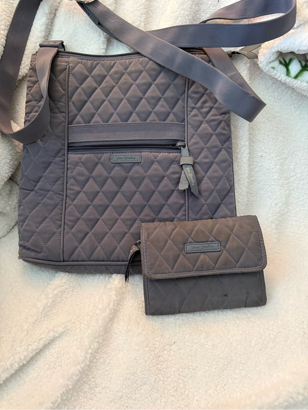 Crossbody and matching wallet